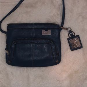 Blue crossbody bag